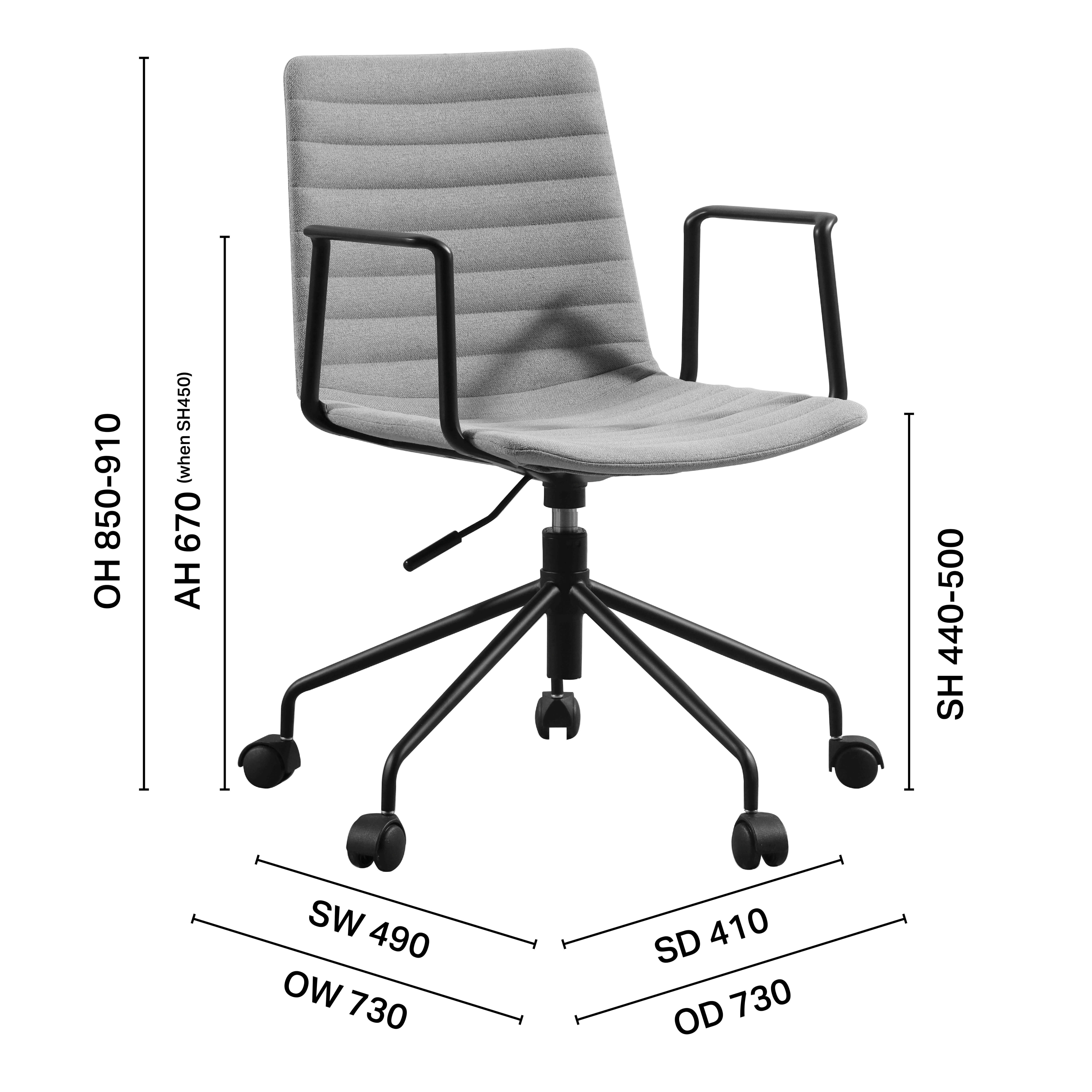 Smith Castors Arm Chair